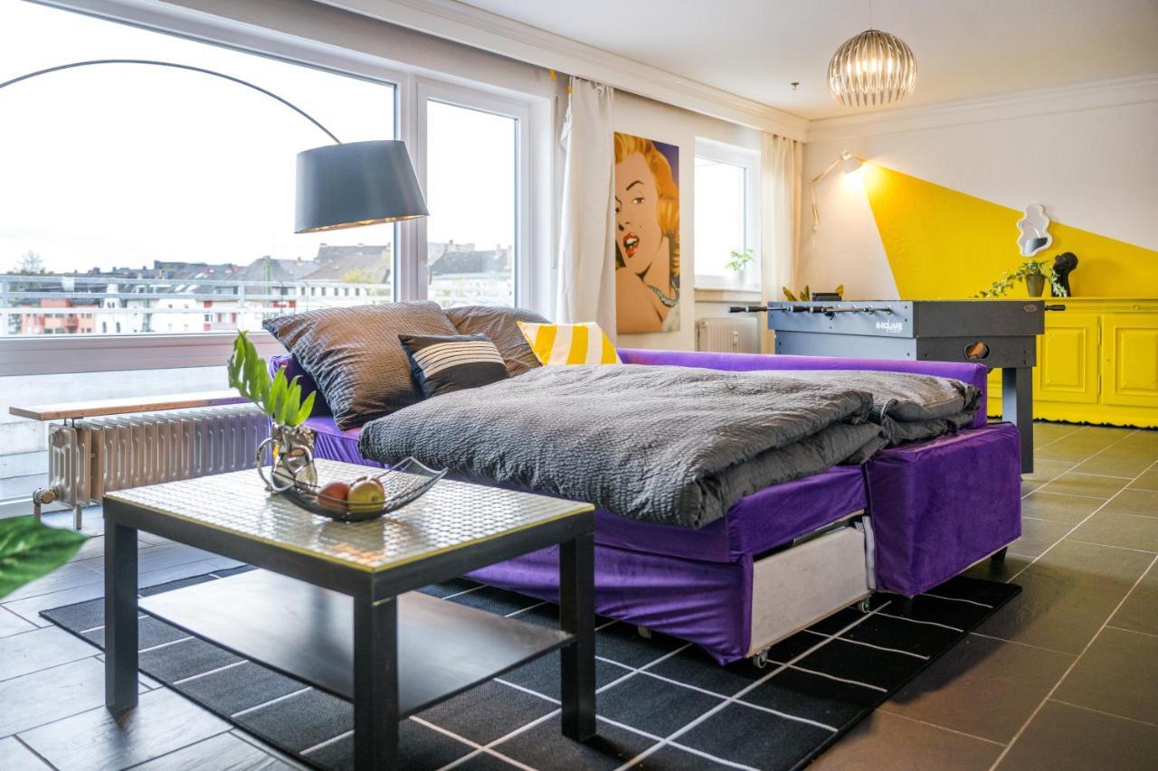 Pop Art Loft Ueber Den Daechern Von Koblenz Coblenza Exterior foto